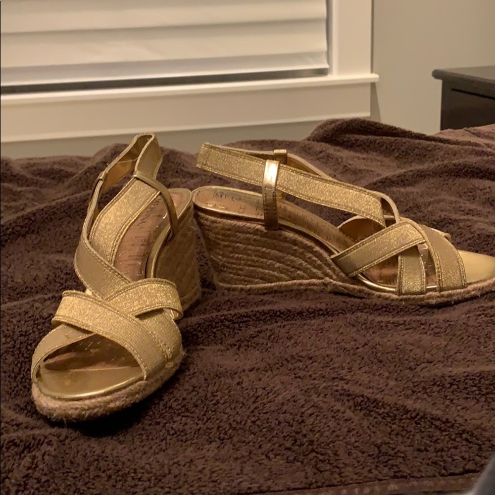 Gold Sandal Heels